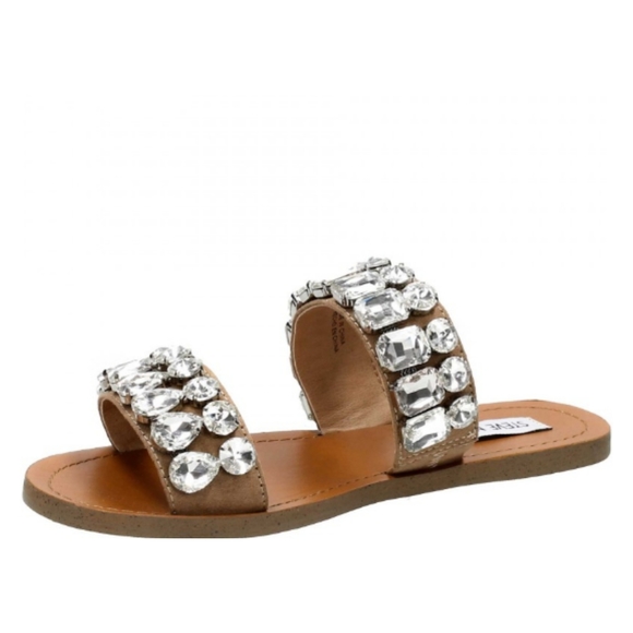*LAST🍐 NEW Steve Madden Jewel Slide Sandals - Picture 3 of 8